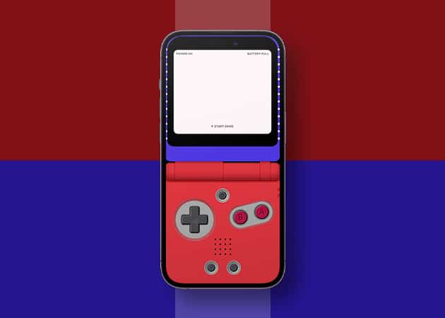 Gameboy Advance SP iPhone wallpaper