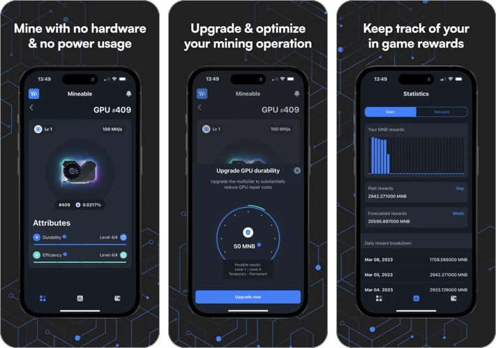 Mineable   Earn Passive Crypto