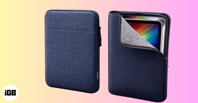 Best 11-inch & 13-inch iPad Pro Sleeves in 2026 