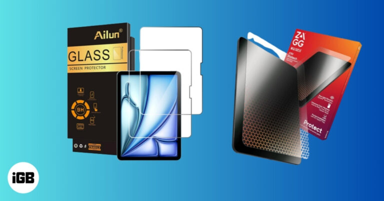 Best 11-inch and 13-inch iPad Air Screen Protectors.