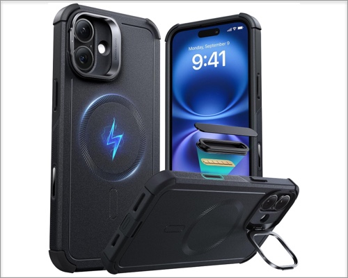ESR HaloLock Cyber Tough Case for iPhone 16