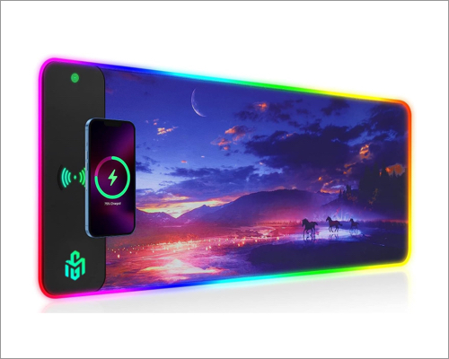 GIM Wireless Charging RGB Mouse Pad