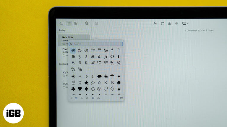How to type special symbols on Mac keyboard.