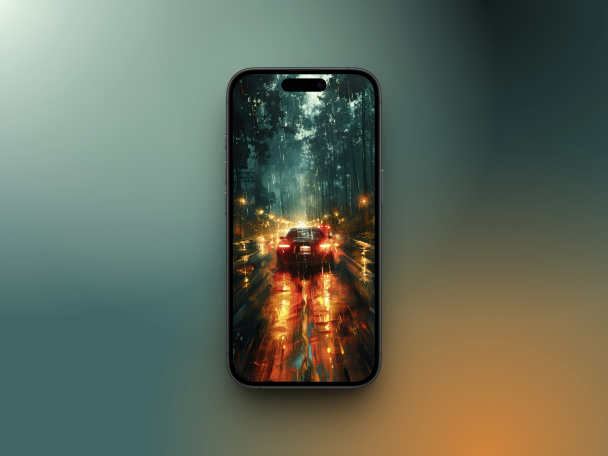 Drippy car wallpaper