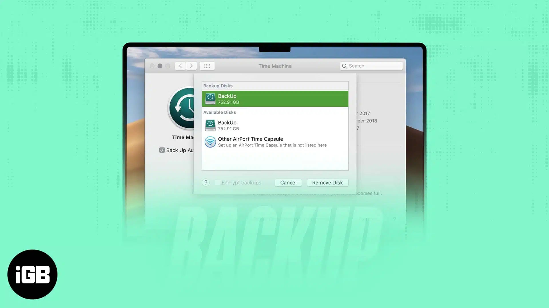 How to back up your MacBook 5 methods Back up your Mac