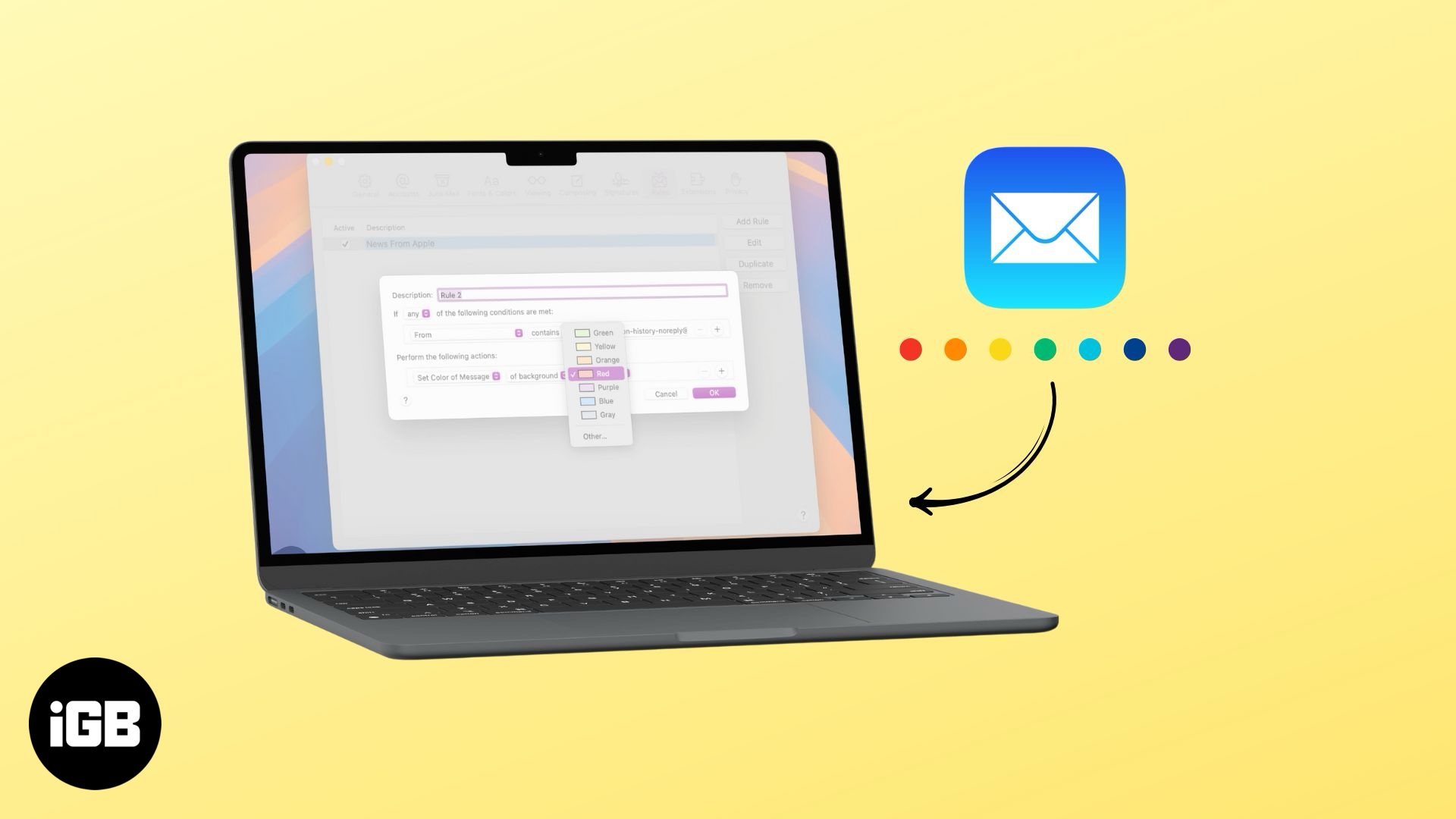 How to color code emails in the Mail app on Mac Color code emails in Mail on Mac