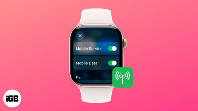 Set up cellular on Apple Watch.