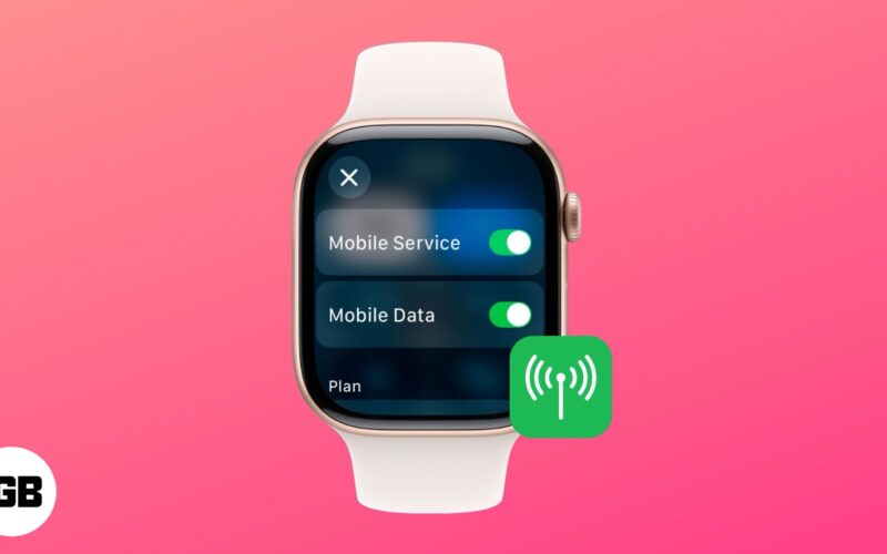Set up cellular on Apple Watch