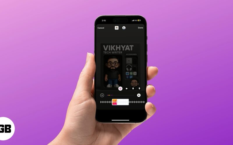 Add music to Instagram story