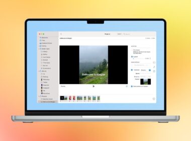 Create slideshow on Mac.
