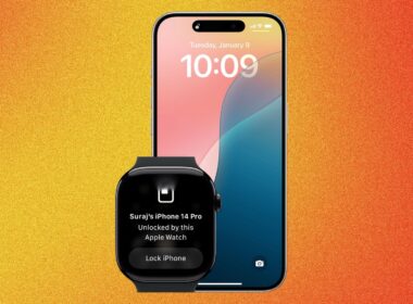 Unlock an iPhone with an Apple Watch.