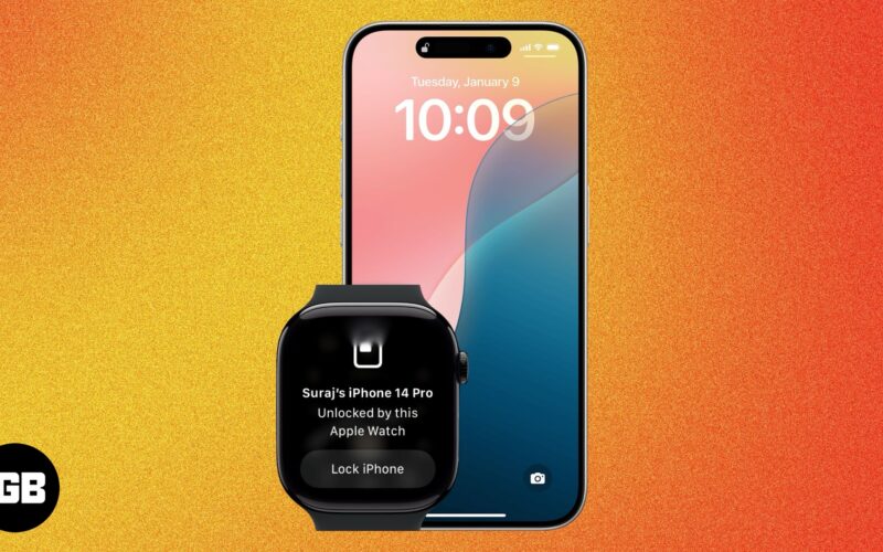 Unlock an iPhone with an Apple Watch