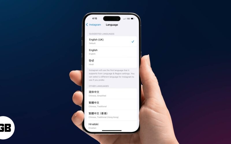 Ändra språk för enskilda appar på iPhone med detta trick
