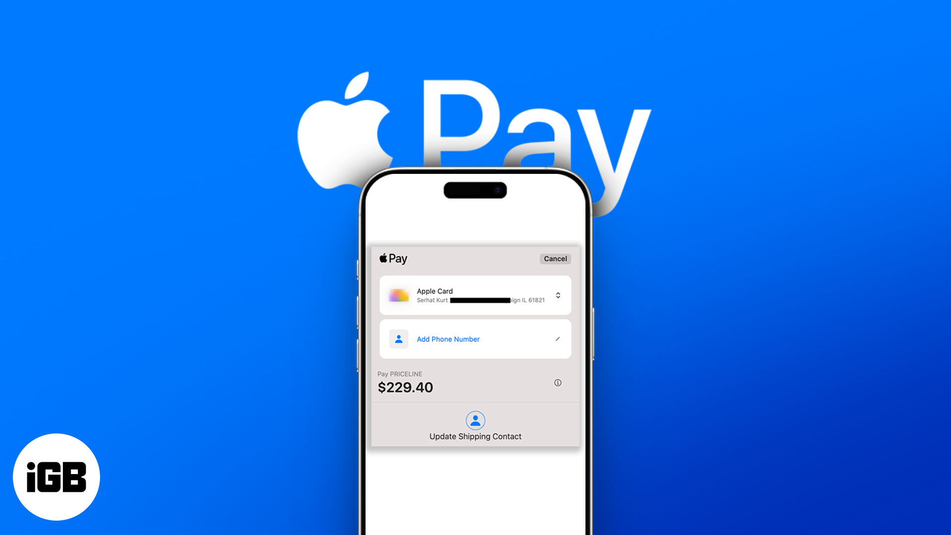 Apple Pay fortsätter att be om att uppdatera fraktkontakt? Så här fixar du det
