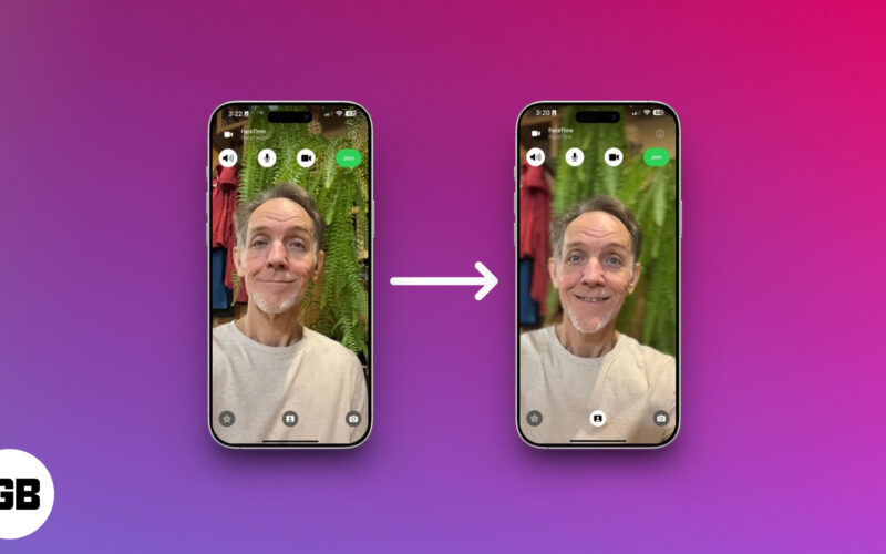 How to blur your background in FaceTime calls