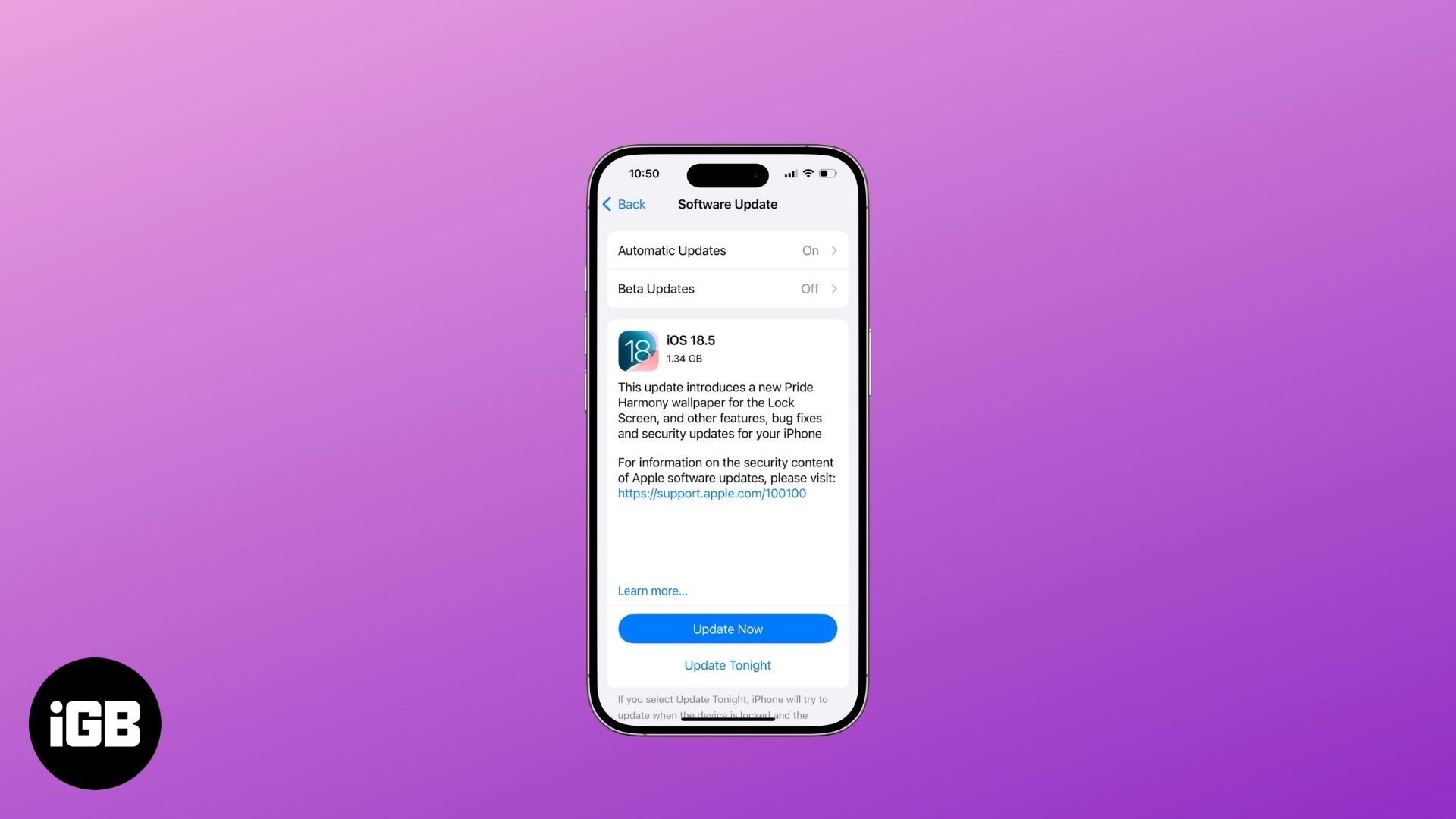iOS 185 New features