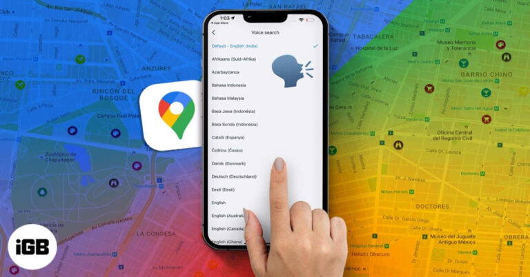 How to change the voice on google maps
