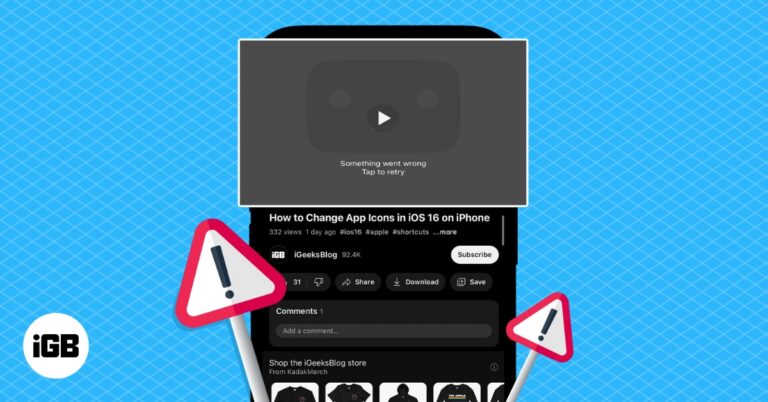 How to fix youtube something went wrong error