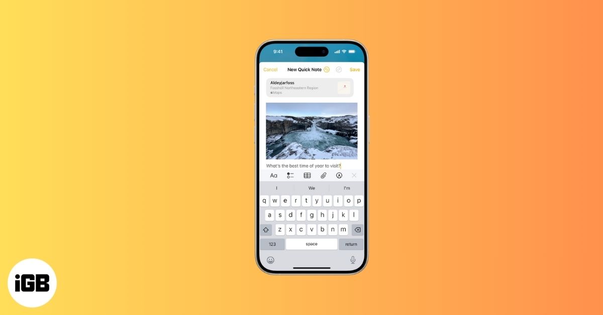 How to Take Quick Notes on iPhone