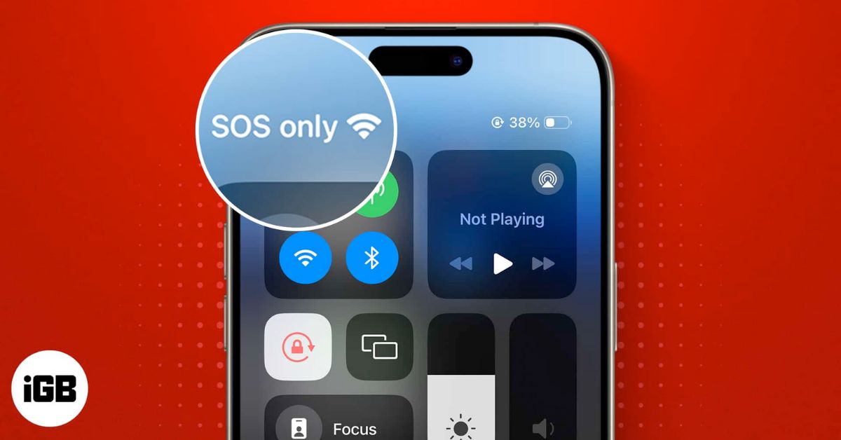 What does sos mean on iphone