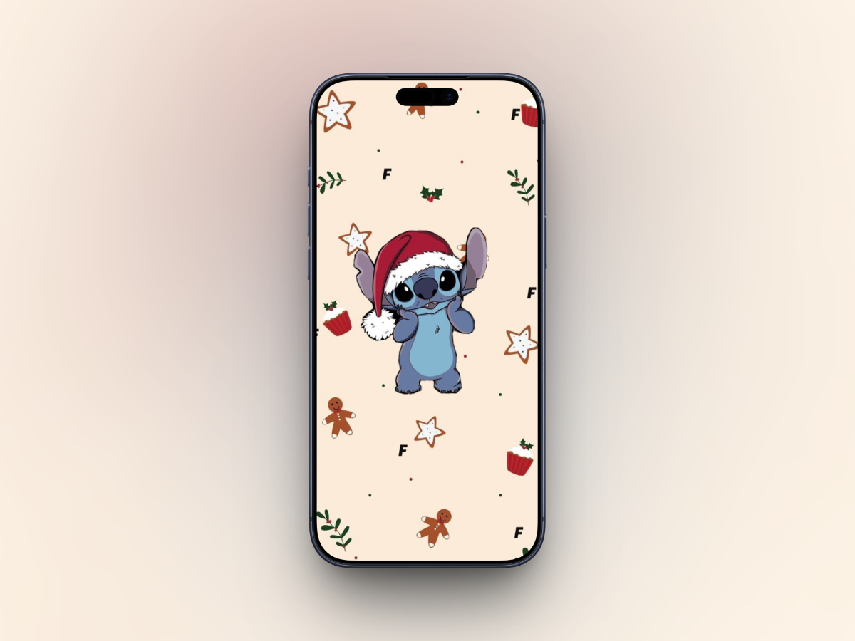 Christmas stitch holiday wallpaper