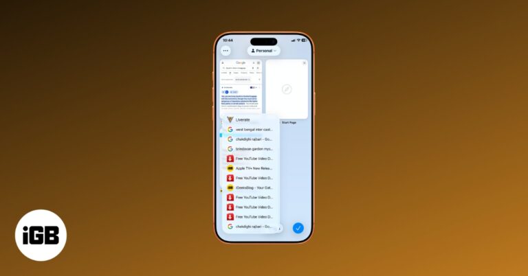 How to restore closed safari tabs