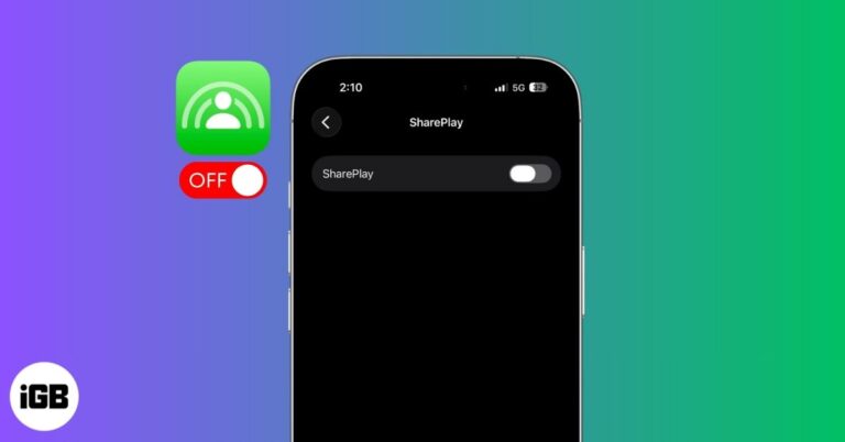 How to turn off shareplay on iphone