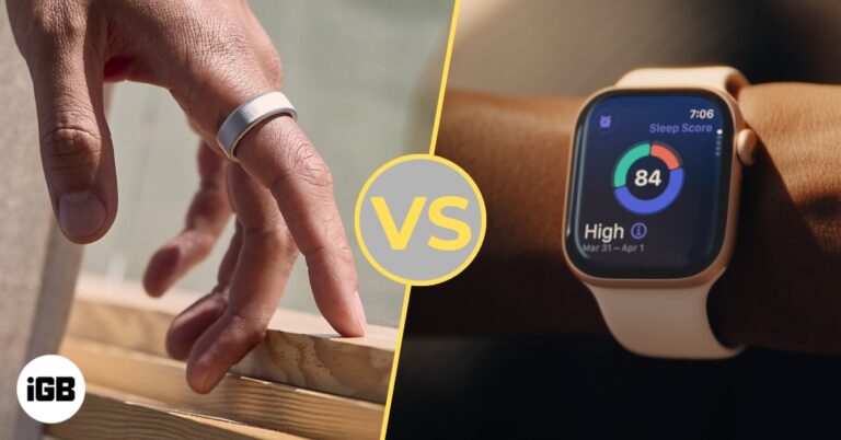 Oura ring vs apple watch