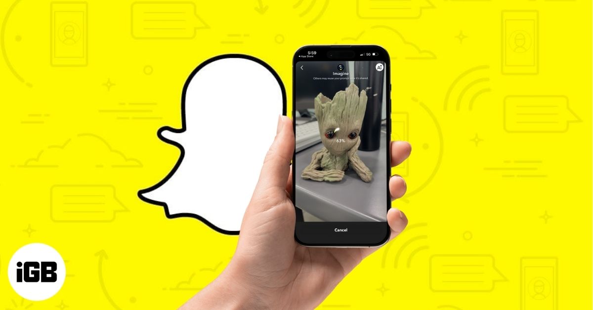 Snapchat imagine lens