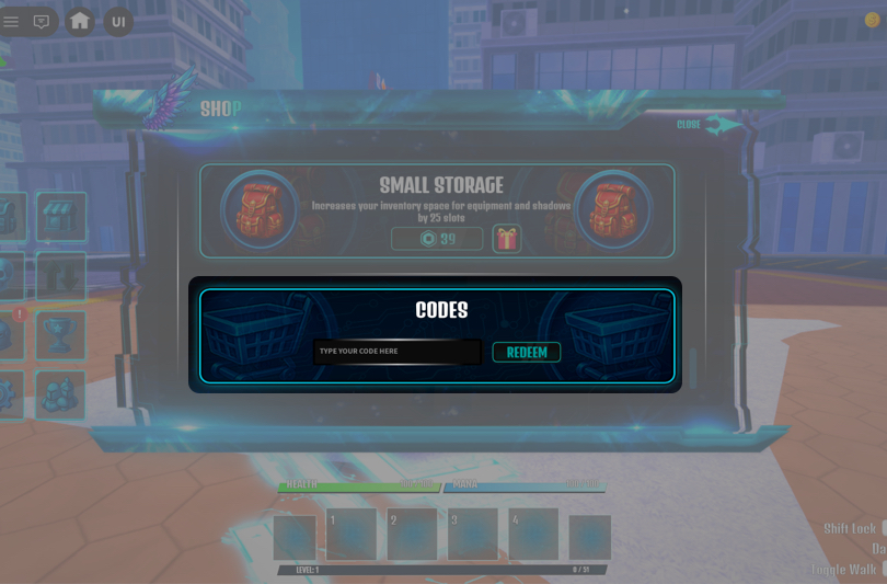 Enter the Code and Click Redeem