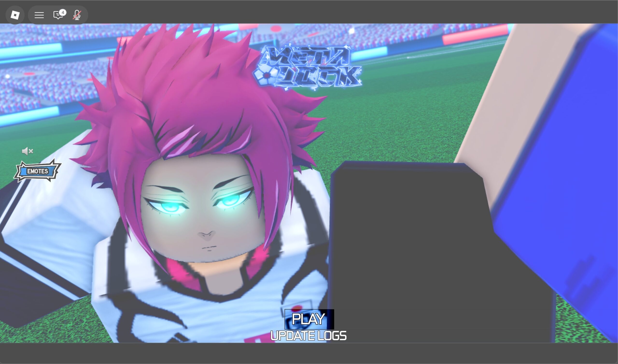 Press the play button and load into the lobby