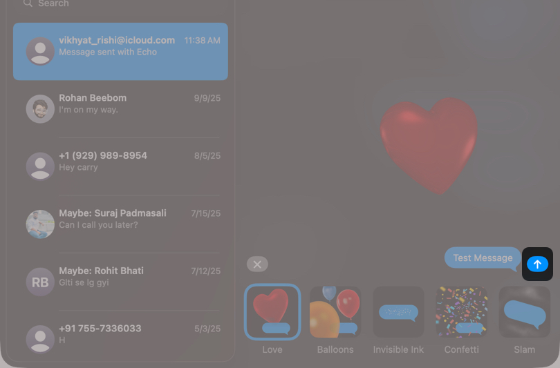 click the Send button.