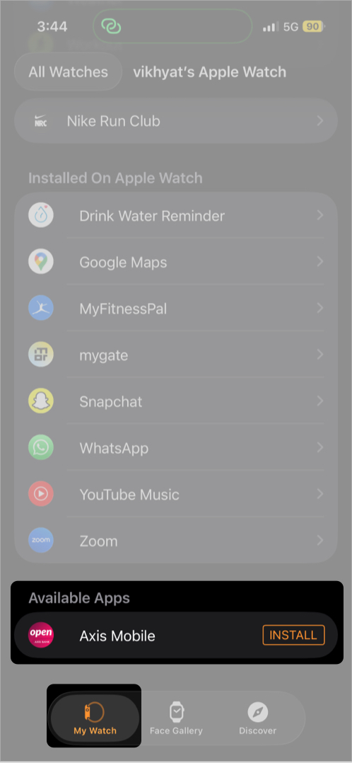 Install Apps Using the Watch App on iPhone