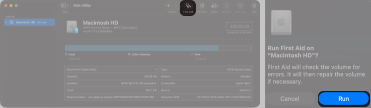 Repair Disk Permissions Using Disk Utility
