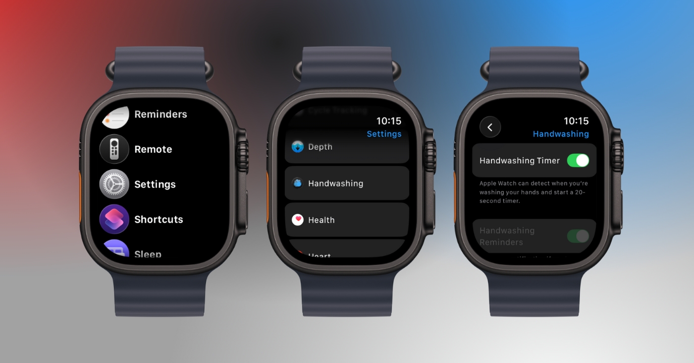 Turn On Handwashing Directly on Apple Watch